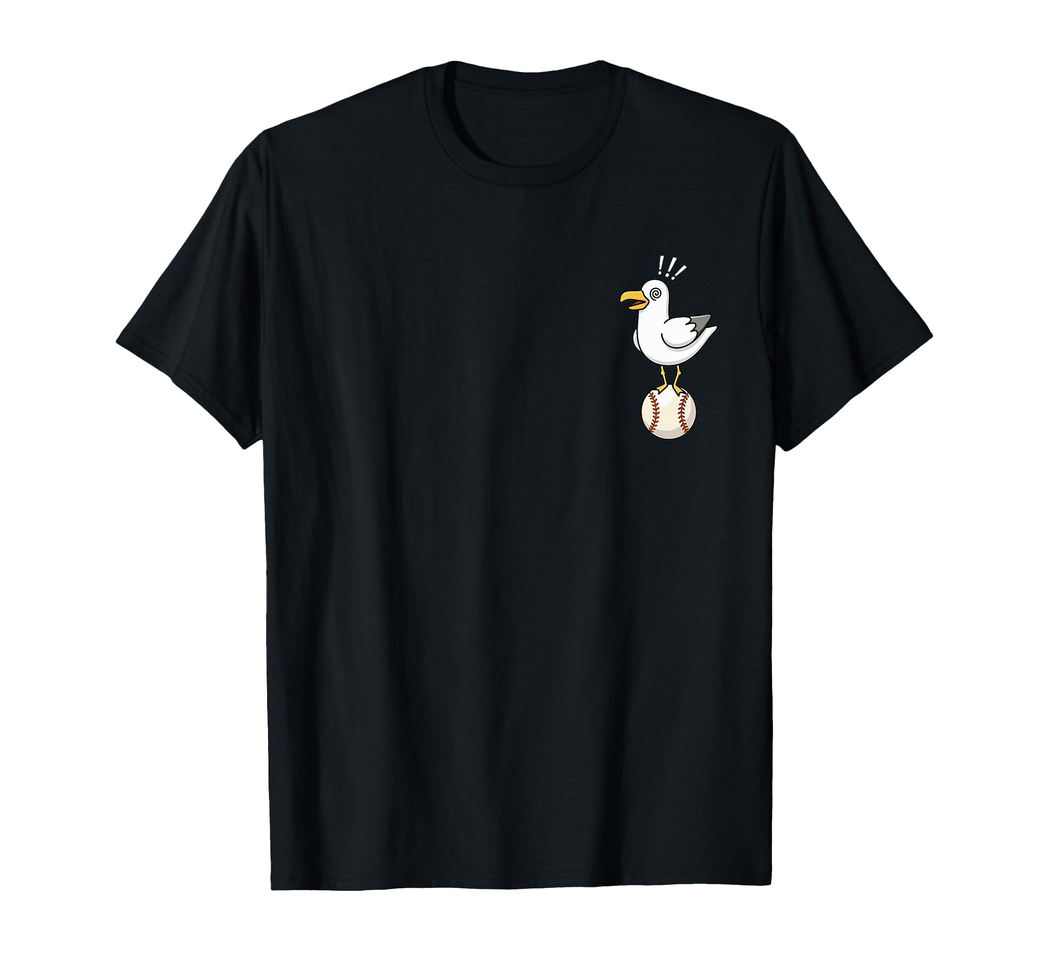 2 Sided Mine Seagull Funny Bird T-Shirt - Unique Graphic for Adults - T-Shirt, Sweatshirt, Hoodie