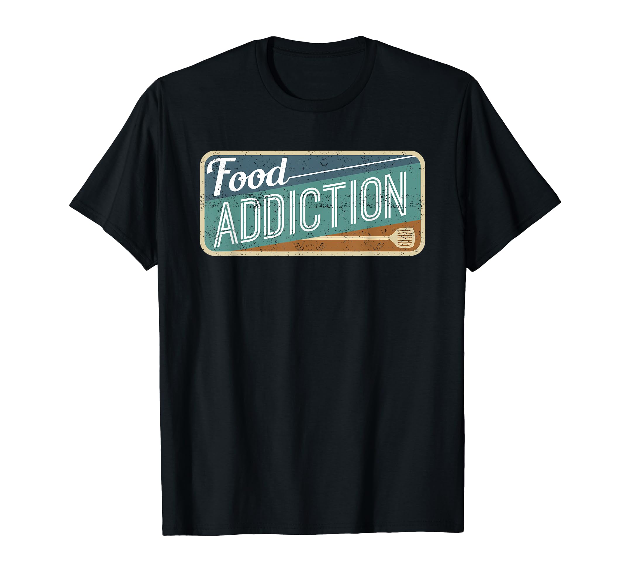 Distressed Food Addiction Sign Bbq Gift T-Shirt - Aesthetic Graphic Unisex - T-Shirt, Sweatshirt, Hoodie