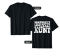 Somebodys Loud Mouth Baseball Aunt Back T-Shirt - Trendy Graphic for Adults - T-Shirt, Sweatshirt, Hoodie