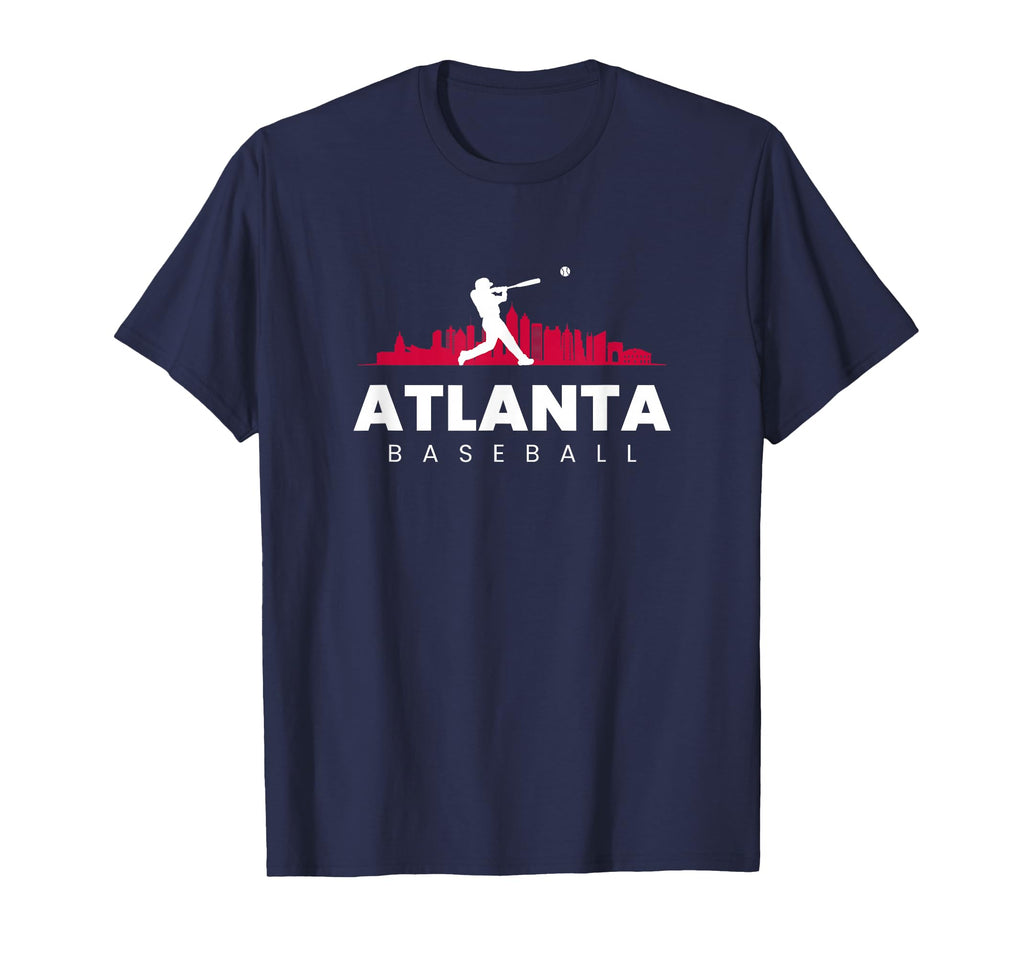 Atlanta Baseball Minimalist Baseball T-Shirt - Graphic Print for Adults - T-Shirt, Sweatshirt, Hoodie