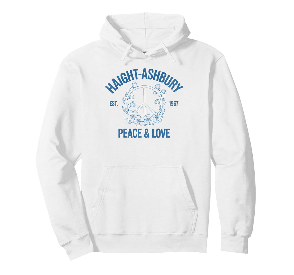 Haight Ashbury 1967 Hippie Peace 60S Hoodie - Streetwear Style Men Women - T-Shirt, Sweatshirt, Hoodie