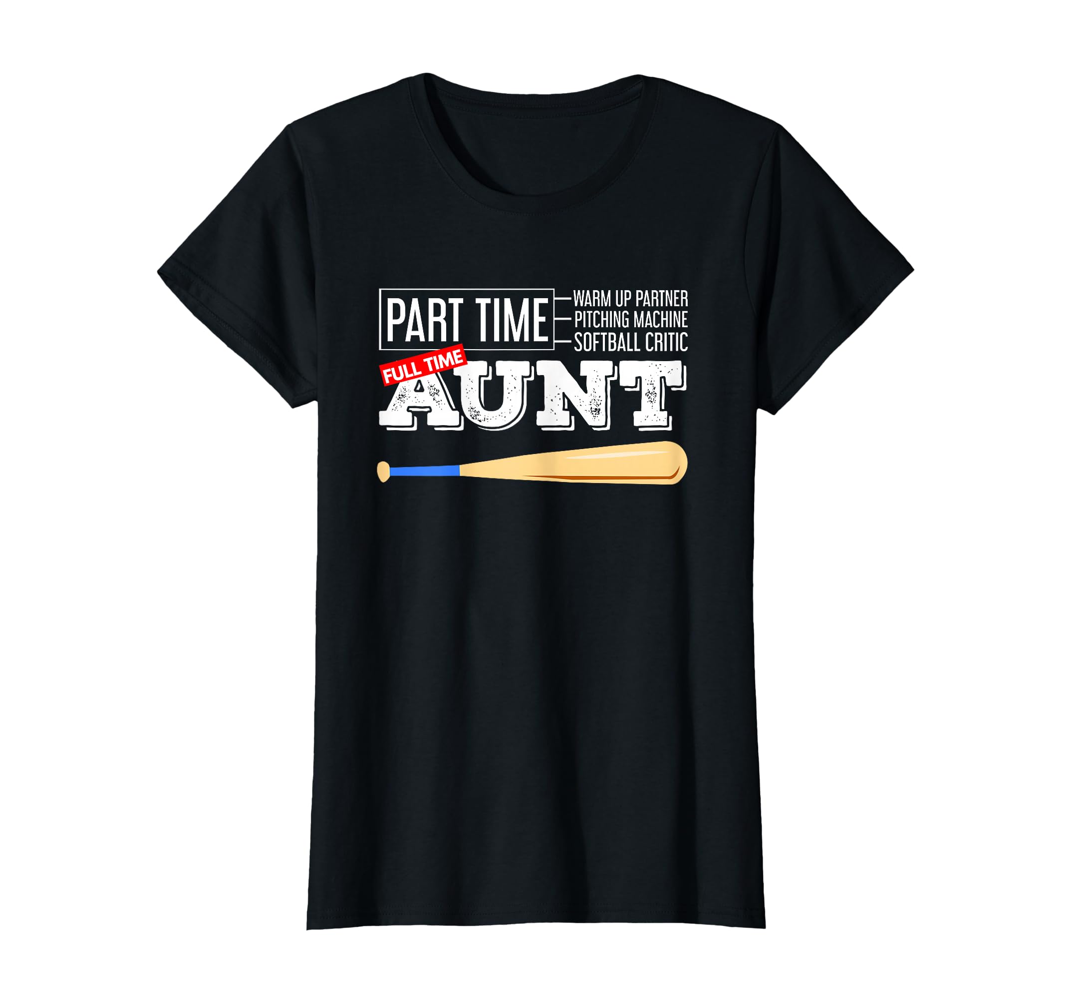 Baseball Bat Sports Lover Full Time T-Shirt - Novelty Apparel Men Women - T-Shirt, Sweatshirt, Hoodie