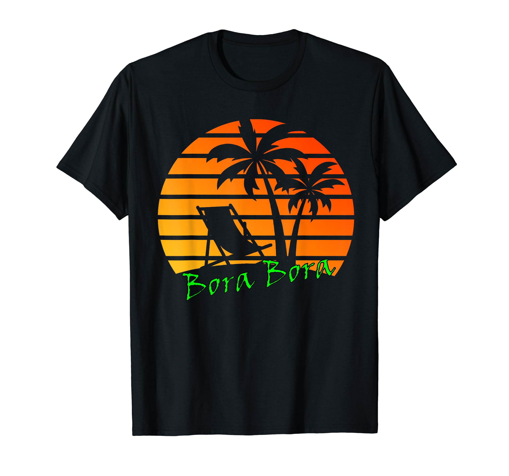 Bora Bora Sunset T-Shirt - Graphic Print Unisex - T-Shirt, Sweatshirt, Hoodie