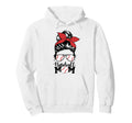 Baseball Mama Messy Bun Game Hoodie - Casual Everyday Wear for Adults - T-Shirt, Sweatshirt, Hoodie