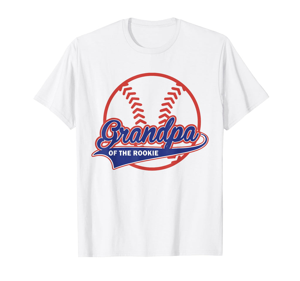 Grandpa Rooki E 1St Birthday Baseball T-Shirt - Novelty Apparel for Adults - T-Shirt, Sweatshirt, Hoodie