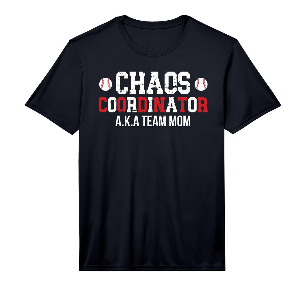 Mens Chaos Coordinator Baseball Team T-Shirt - Novelty Apparel Men Women - T-Shirt, Sweatshirt, Hoodie