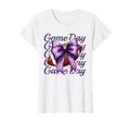 Cheer Fall Football Mom Purple Game T-Shirt - Streetwear Style for Adults - T-Shirt, Sweatshirt, Hoodie