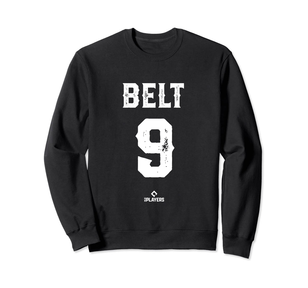 Brandon Belt 9 Mlbpa San Francisco Sweatshirt - Minimalist Print Men Women - T-Shirt, Sweatshirt, Hoodie