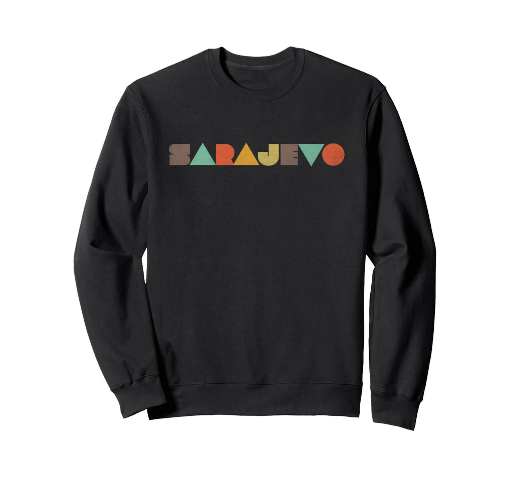 Sarajevo Distressed Sweatshirt - Graphic Print Men Women - T-Shirt, Sweatshirt, Hoodie