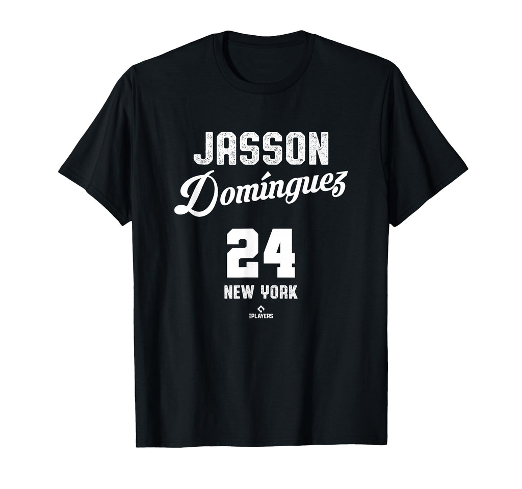 Jasson Dominguez 24 New York T-Shirt - Minimalist Print for Adults - T-Shirt, Sweatshirt, Hoodie