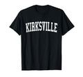 Kirksville Mo Distressed White Varsity T-Shirt - Trendy Graphic for Adults - T-Shirt, Sweatshirt, Hoodie
