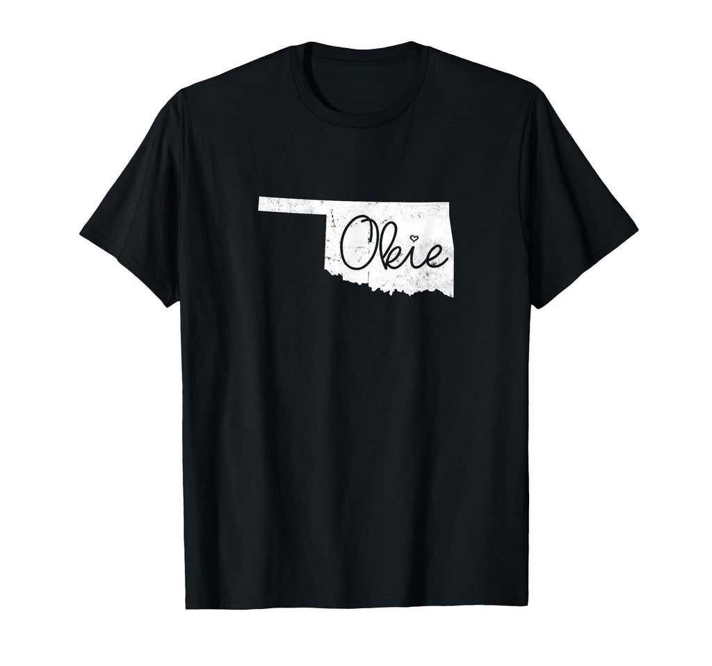 Oklahoma Okie Distressed T-Shirt - Graphic Print Men Women - T-Shirt, Sweatshirt, Hoodie