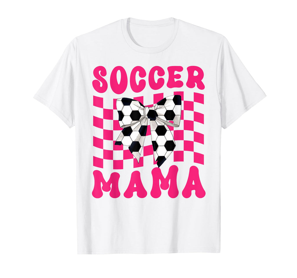 Soccer Mama Coquette Bow Soccer Mom T-Shirt - Novelty Apparel Men Women - T-Shirt, Sweatshirt, Hoodie