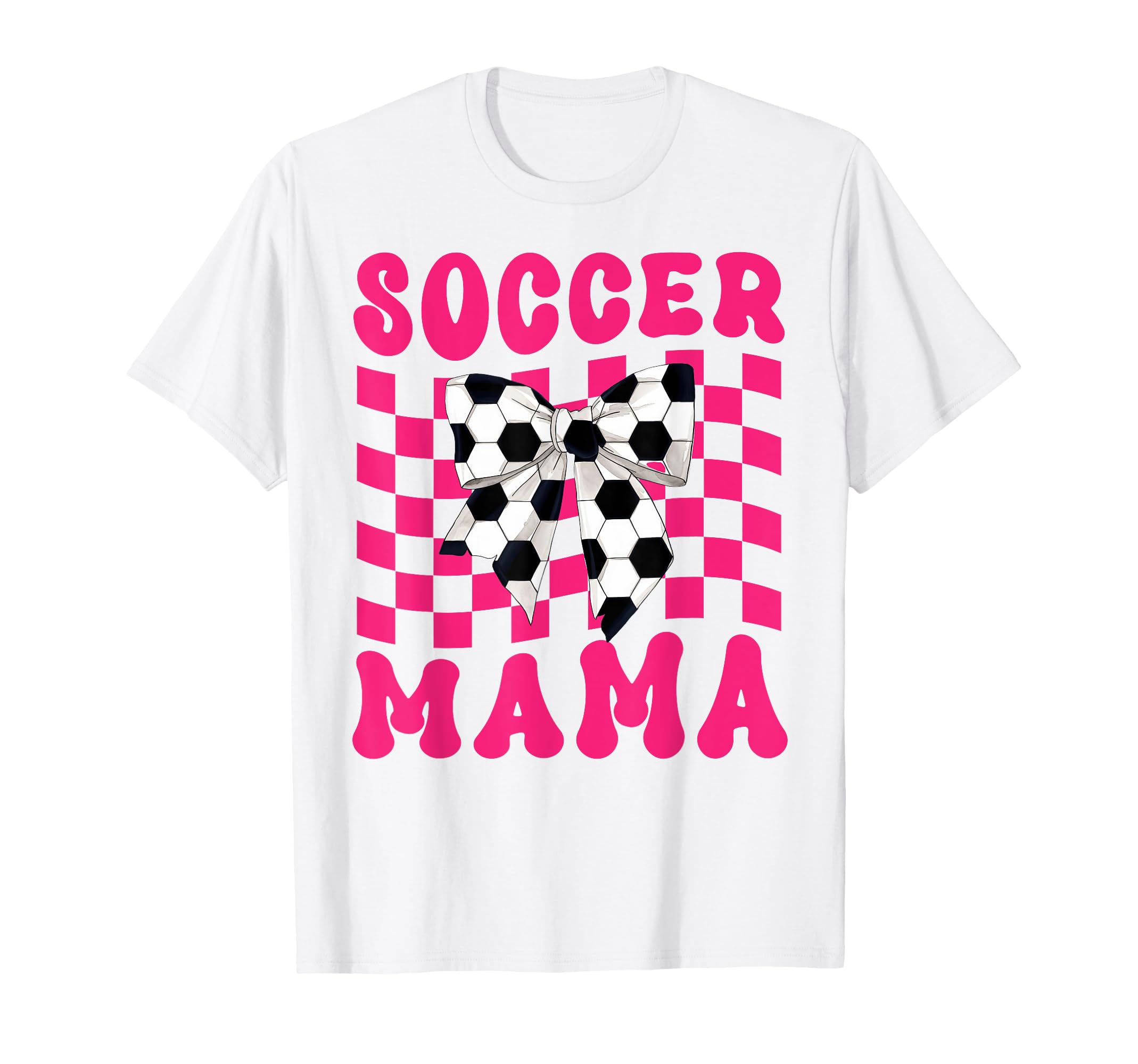 Soccer Mama Coquette Bow Soccer Mom T-Shirt - Novelty Apparel Men Women - T-Shirt, Sweatshirt, Hoodie