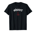 Occult Sinner Antichrist Gothic T-Shirt - Minimalist Print for Adults - T-Shirt, Sweatshirt, Hoodie