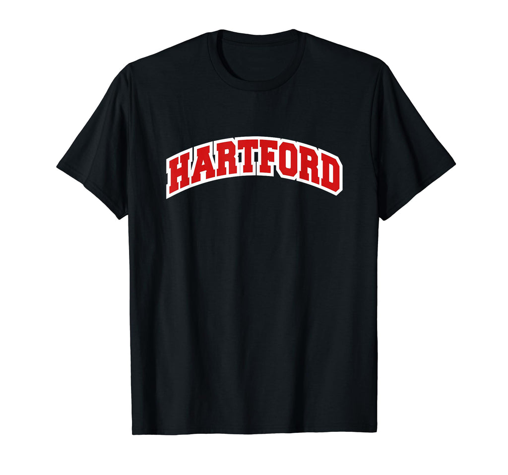 Hartford Connecticut Varsity T-Shirt - Fun Novelty Design Men Women - T-Shirt, Sweatshirt, Hoodie