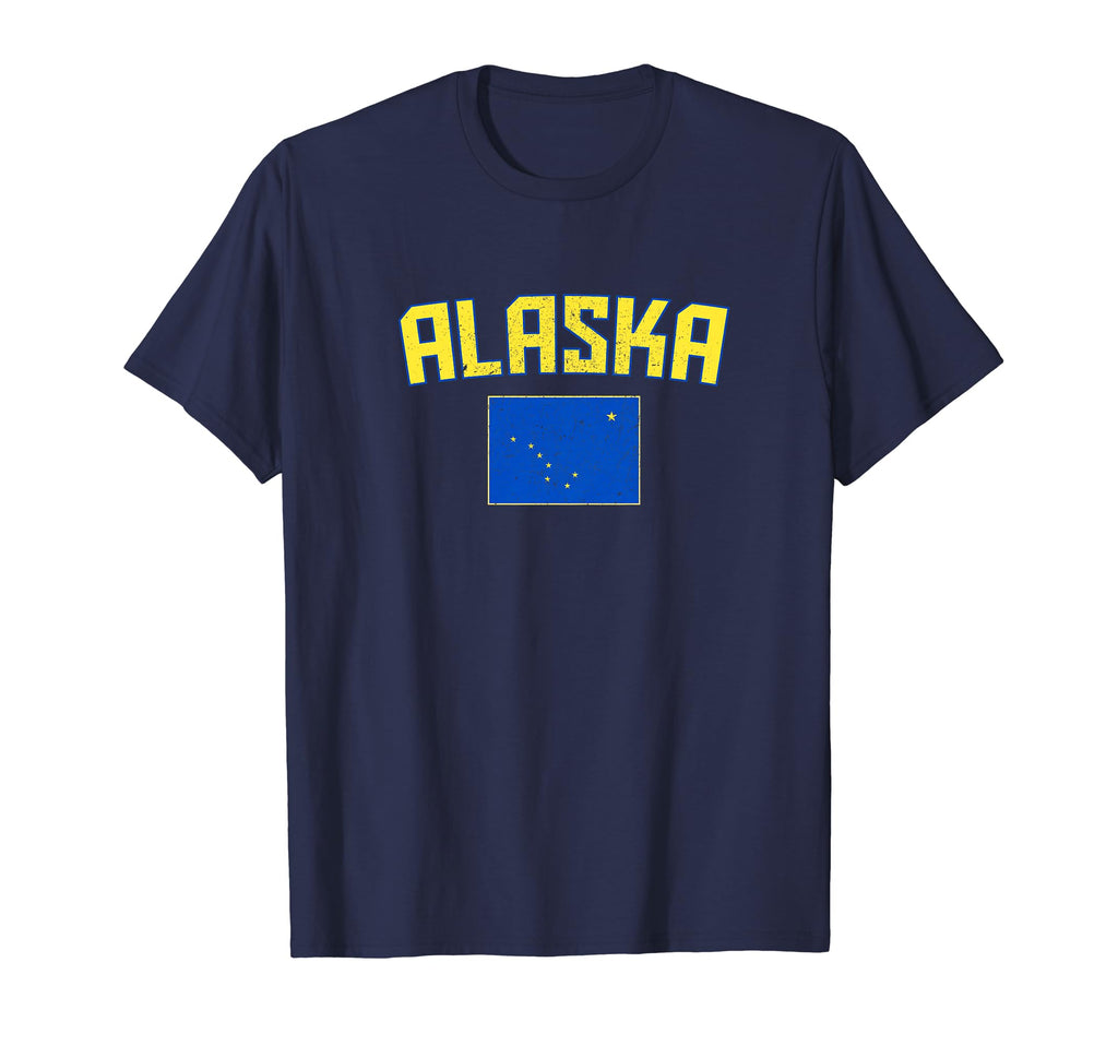 Distressed Alaska Flag Alaskan State T-Shirt - Streetwear Style Unisex - T-Shirt, Sweatshirt, Hoodie
