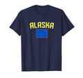 Distressed Alaska Flag Alaskan State T-Shirt - Streetwear Style Unisex - T-Shirt, Sweatshirt, Hoodie