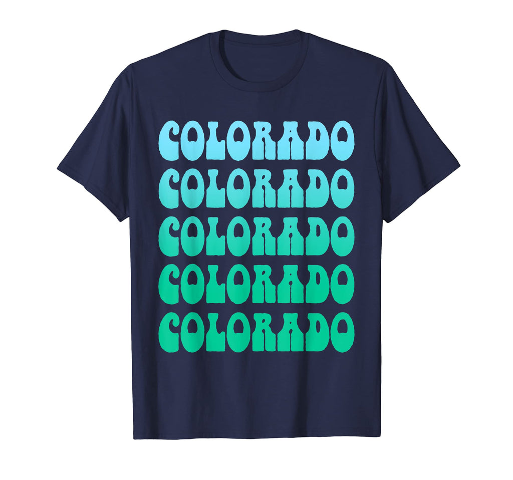 Colorado Typography 70S State Pride T-Shirt - Casual Everyday Wear Unisex - T-Shirt, Sweatshirt, Hoodie