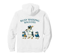 Busy Raising Baller Baseball Softball Hoodie - Trendy Graphic for Adults - T-Shirt, Sweatshirt, Hoodie