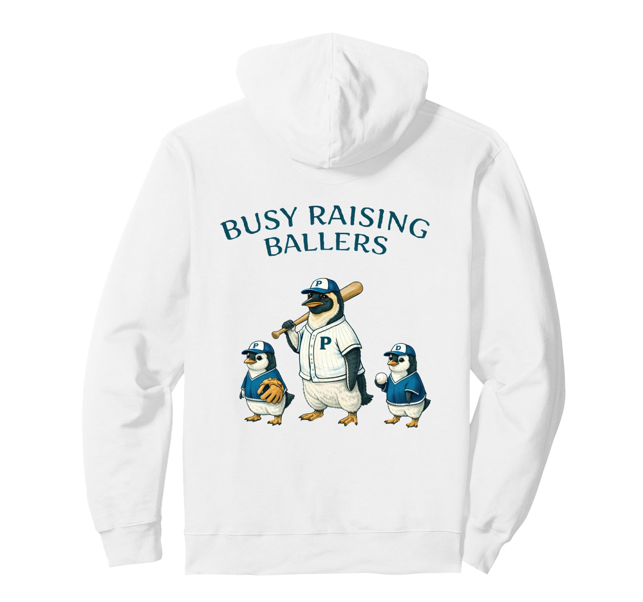 Busy Raising Baller Baseball Softball Hoodie - Trendy Graphic for Adults - T-Shirt, Sweatshirt, Hoodie