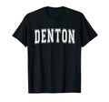 Denton Tx Texas Usa Sports Varsity T-Shirt - Aesthetic Graphic Men Women - T-Shirt, Sweatshirt, Hoodie