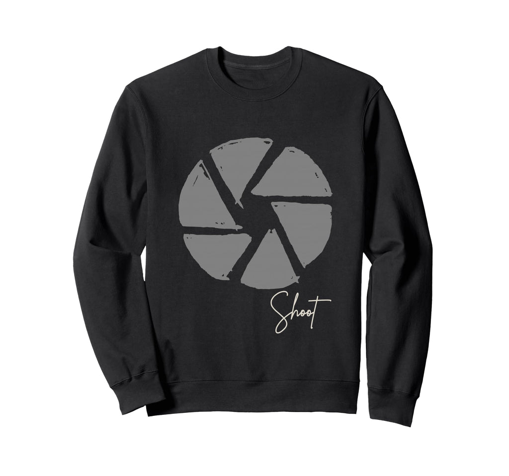 Photographer Aperture From Camera Sweatshirt - Unique Graphic Unisex - T-Shirt, Sweatshirt, Hoodie