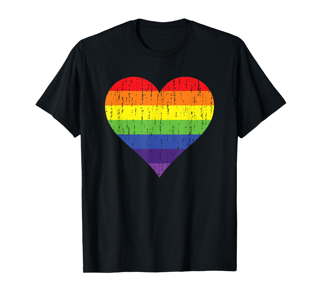 Heart Rainbow Gift T-Shirt - Trendy Graphic for Adults - T-Shirt, Sweatshirt, Hoodie