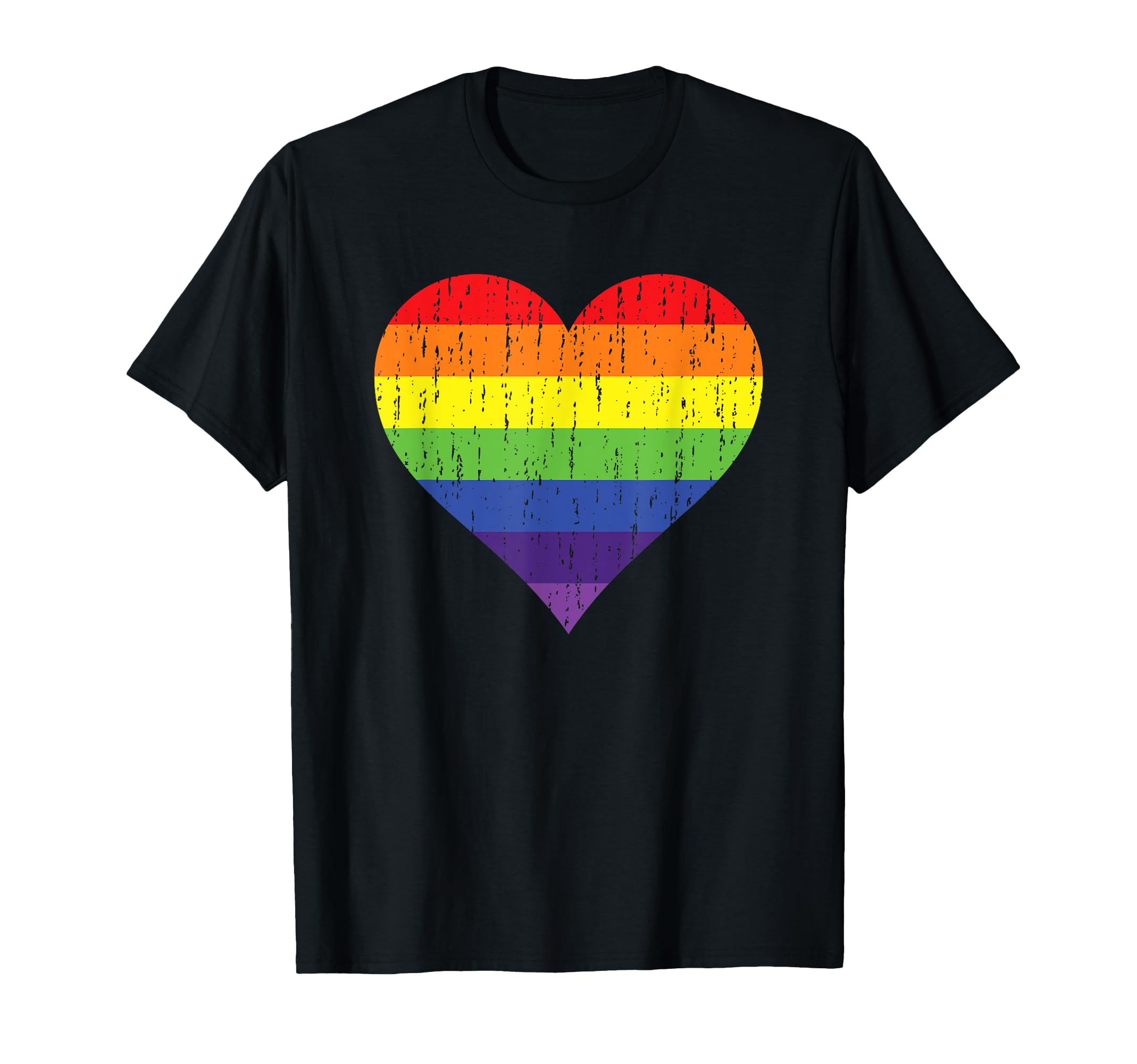Heart Rainbow Gift T-Shirt - Trendy Graphic for Adults - T-Shirt, Sweatshirt, Hoodie