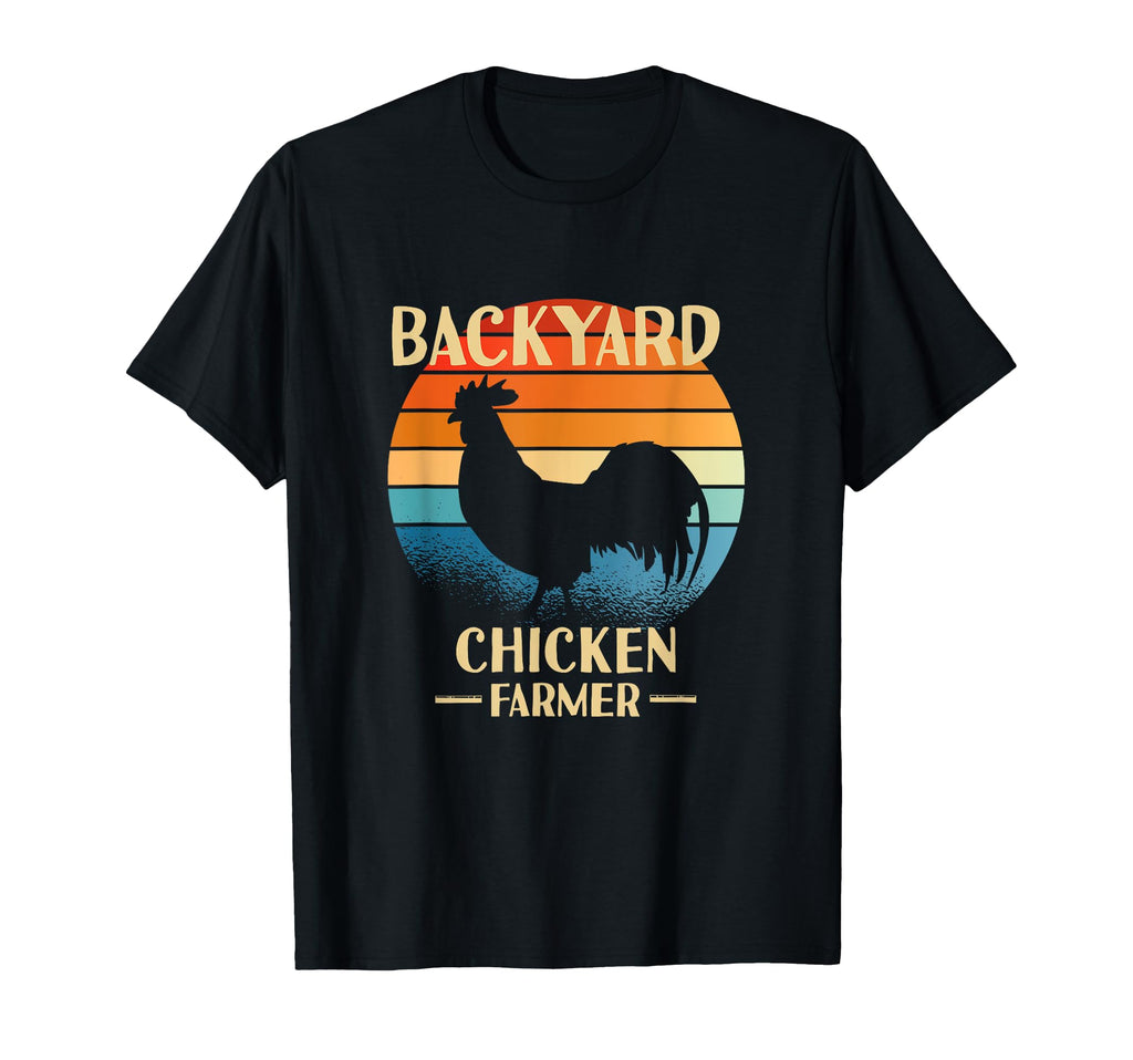 Backyard Chicken Farmer Sunset T-Shirt - Casual Everyday Wear Men Women - T-Shirt, Sweatshirt, Hoodie