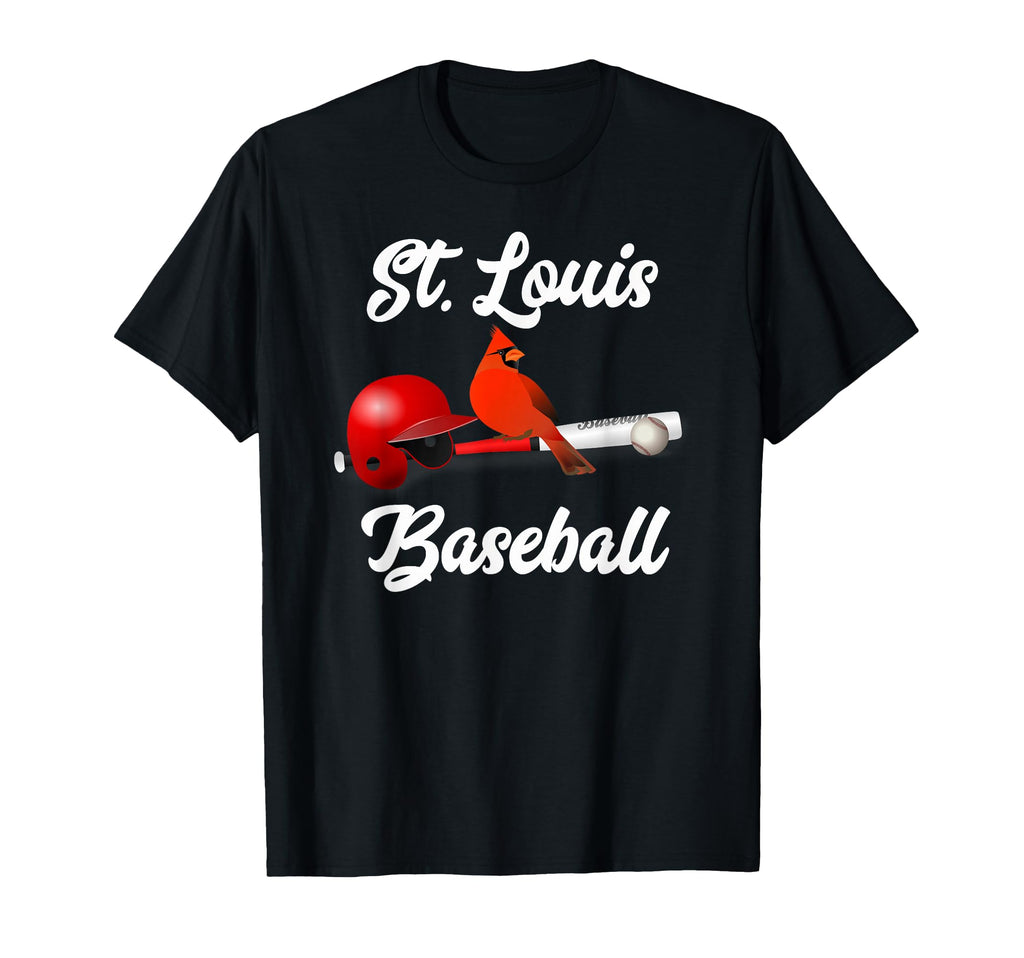 St Louis Missouri Baseball Fan T-Shirt - Aesthetic Graphic Men Women - T-Shirt, Sweatshirt, Hoodie