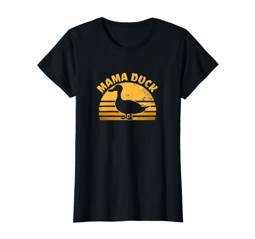 Mama Duck Sunset Gift T-Shirt - Unique Graphic for Adults - T-Shirt, Sweatshirt, Hoodie