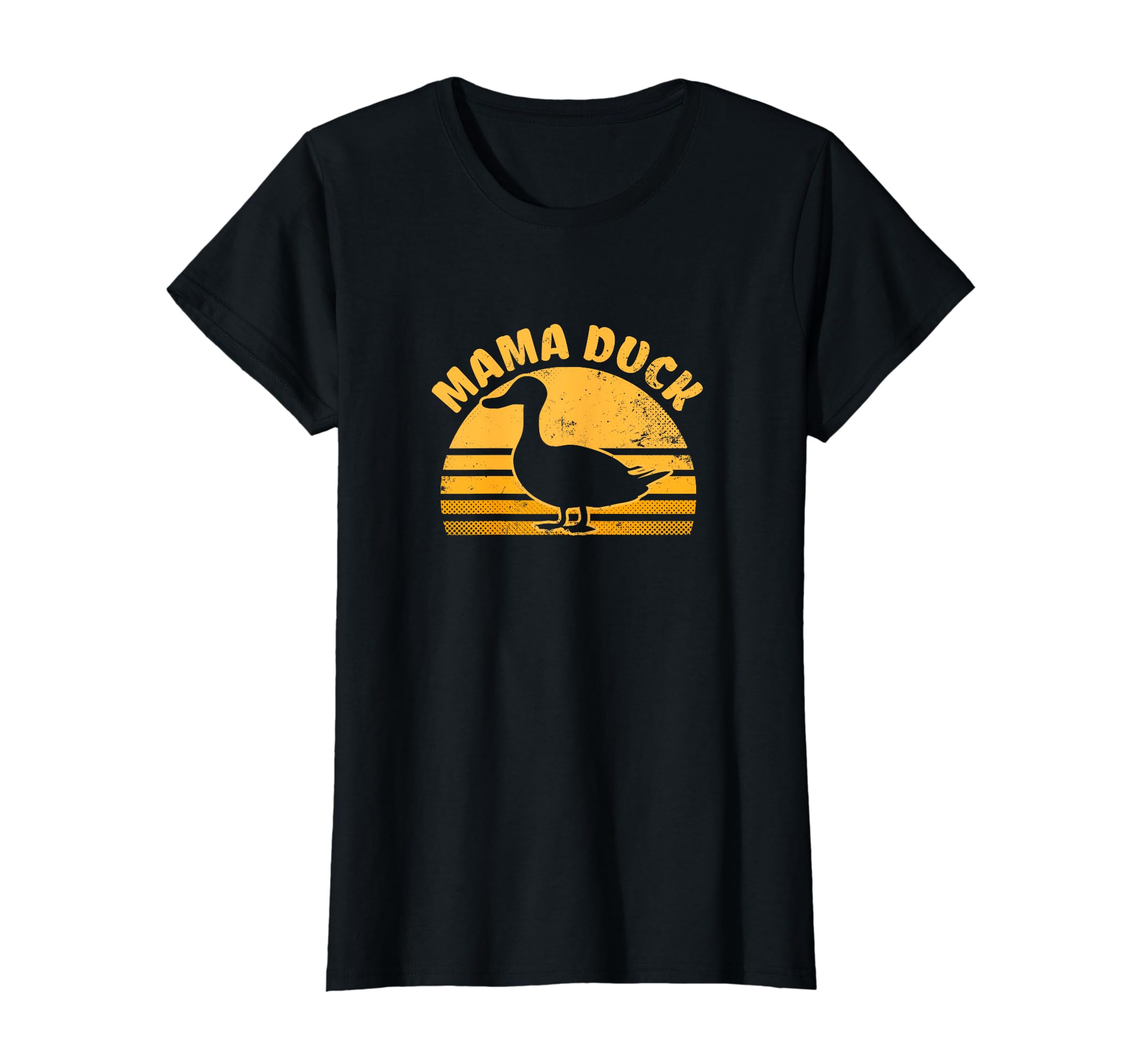 Mama Duck Sunset Gift T-Shirt - Unique Graphic for Adults - T-Shirt, Sweatshirt, Hoodie