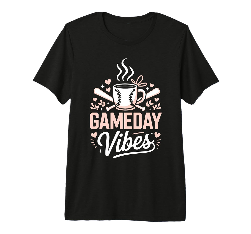 Gameday Vibes Baseball Mom Game Day Tri T-Shirt - Graphic Print for Adults - T-Shirt, Sweatshirt, Hoodie