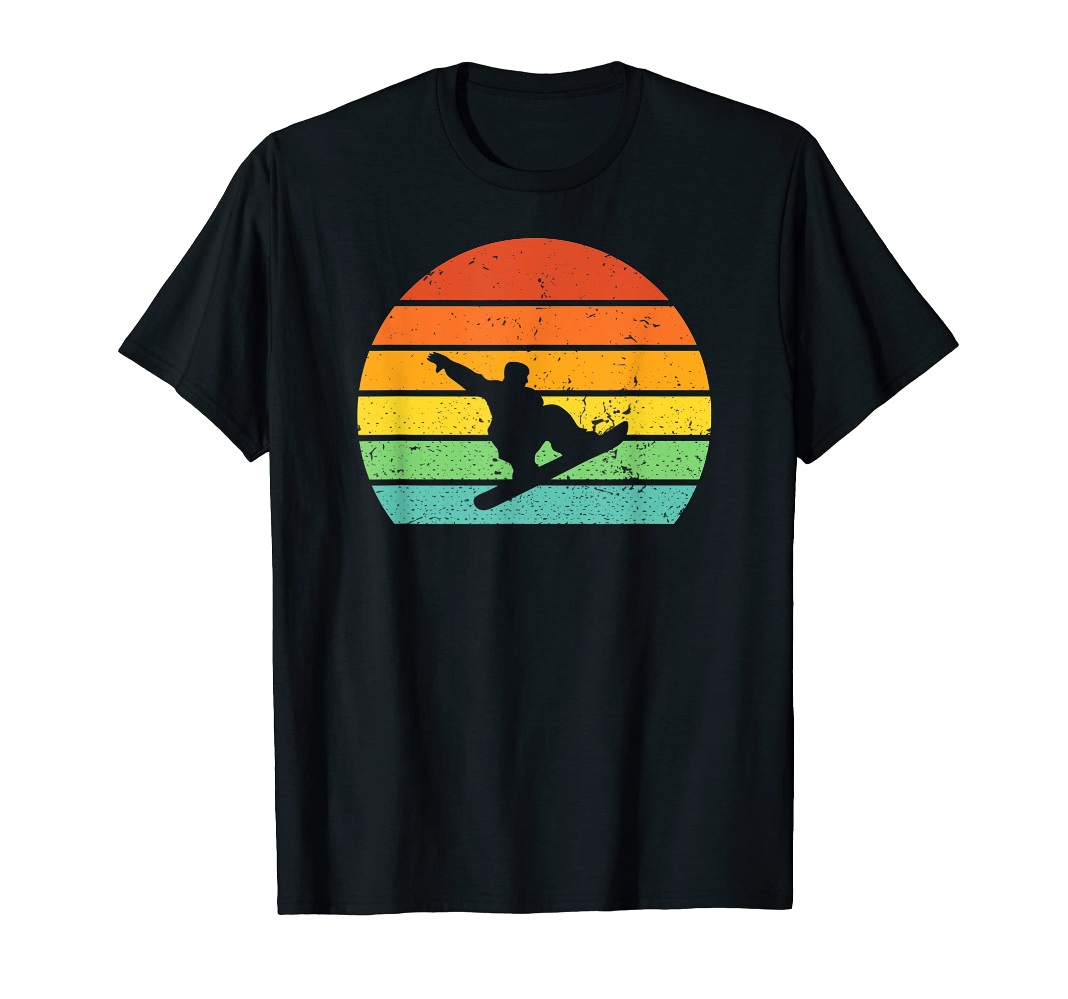 Snowboarding Sunset Snowboard T-Shirt - Minimalist Print Unisex - T-Shirt, Sweatshirt, Hoodie