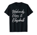 Weekends Beers And Baseball Sports T-Shirt - Fun Novelty Design for Adults - T-Shirt, Sweatshirt, Hoodie