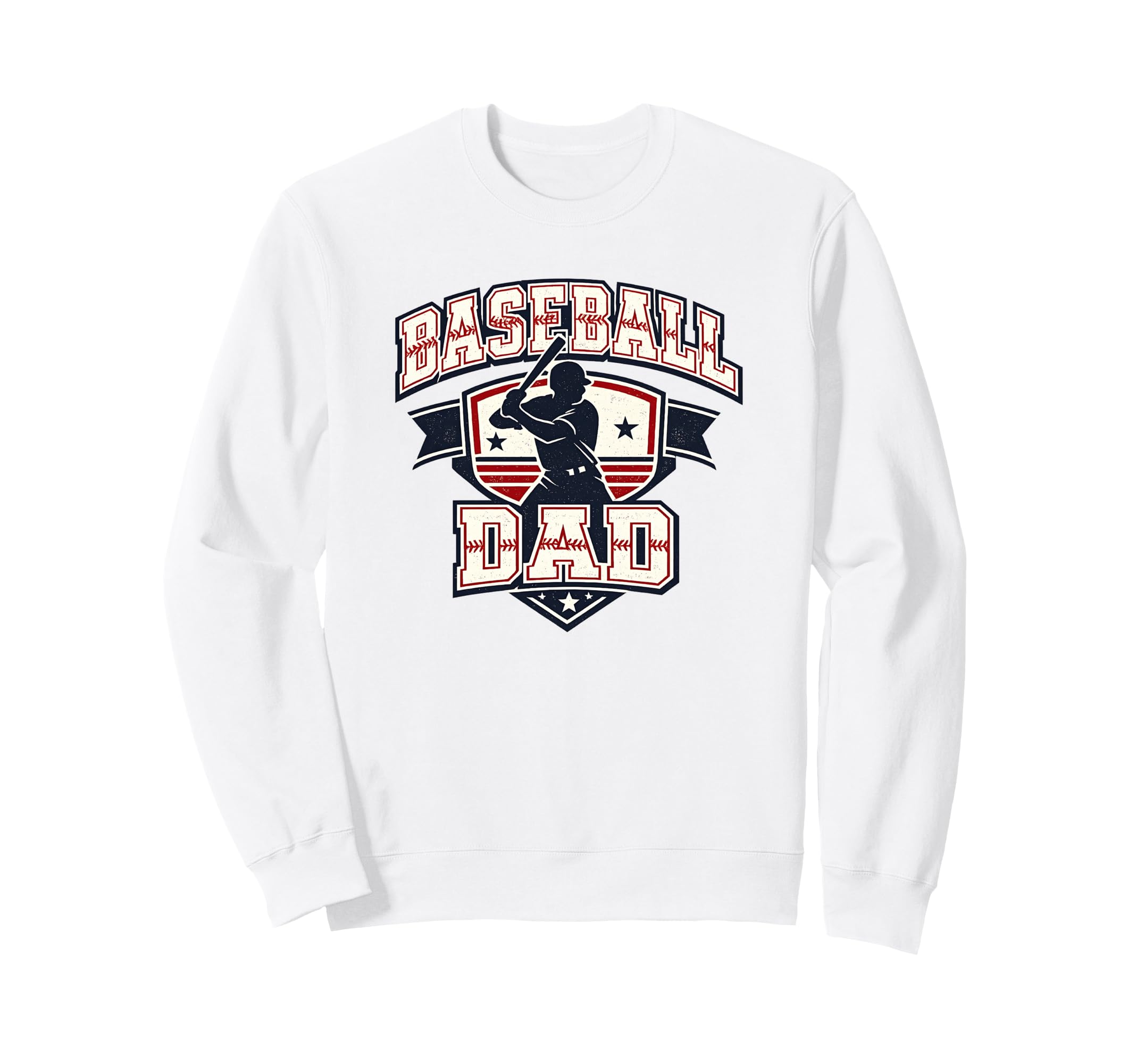 Baseball Dad Lettering Sports Sweatshirt - Fun Novelty Design Unisex - T-Shirt, Sweatshirt, Hoodie