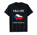 Prague Czech Republic Distressed T-Shirt - Fun Novelty Design Men Women - T-Shirt, Sweatshirt, Hoodie
