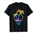 Palm Trees 90S Vaporwave Aesthetic 80S T-Shirt - Graphic Print for Adults - T-Shirt, Sweatshirt, Hoodie