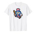 Uncle Sam Baseball 4Th July T-Shirt - Aesthetic Graphic for Adults - T-Shirt, Sweatshirt, Hoodie