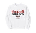 Baseball Bonus Mom Coquette Bow Sweatshirt - Fun Novelty Design for Adults - T-Shirt, Sweatshirt, Hoodie