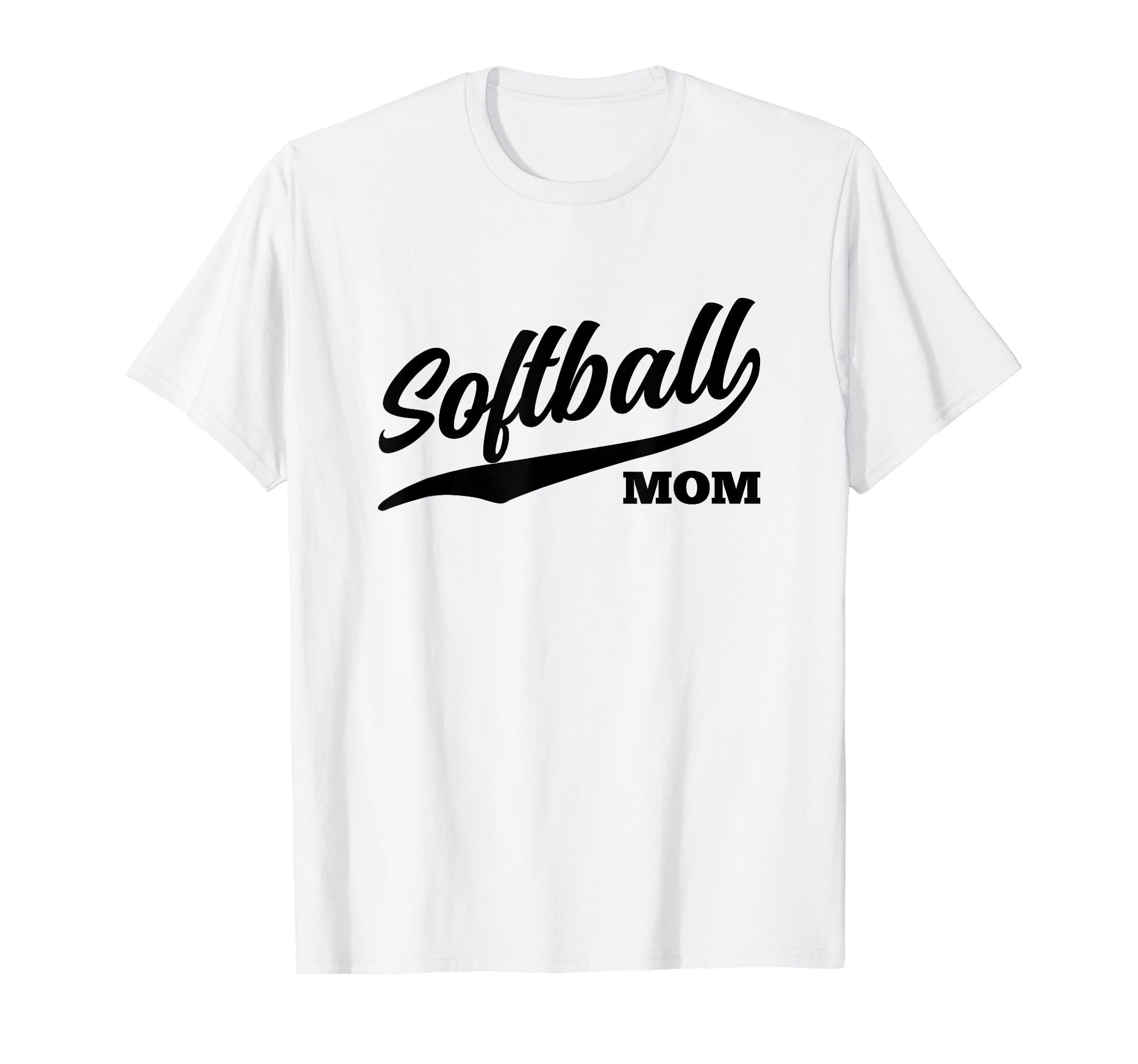 Softball Mom 1970S Cursive Font T-Shirt - Custom Art Print Men Women - T-Shirt, Sweatshirt, Hoodie
