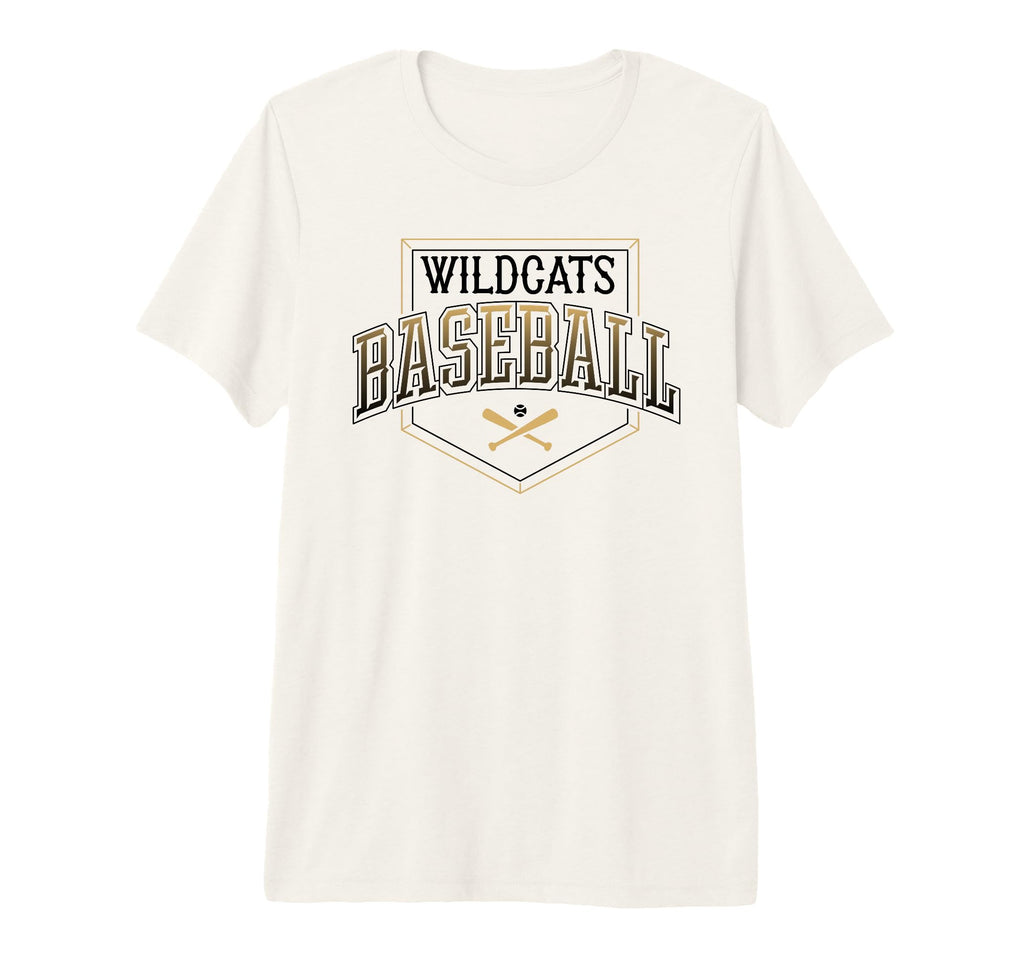 Wildcats Baseball Mom Team Game Day T-Shirt - Minimalist Print for Adults - T-Shirt, Sweatshirt, Hoodie