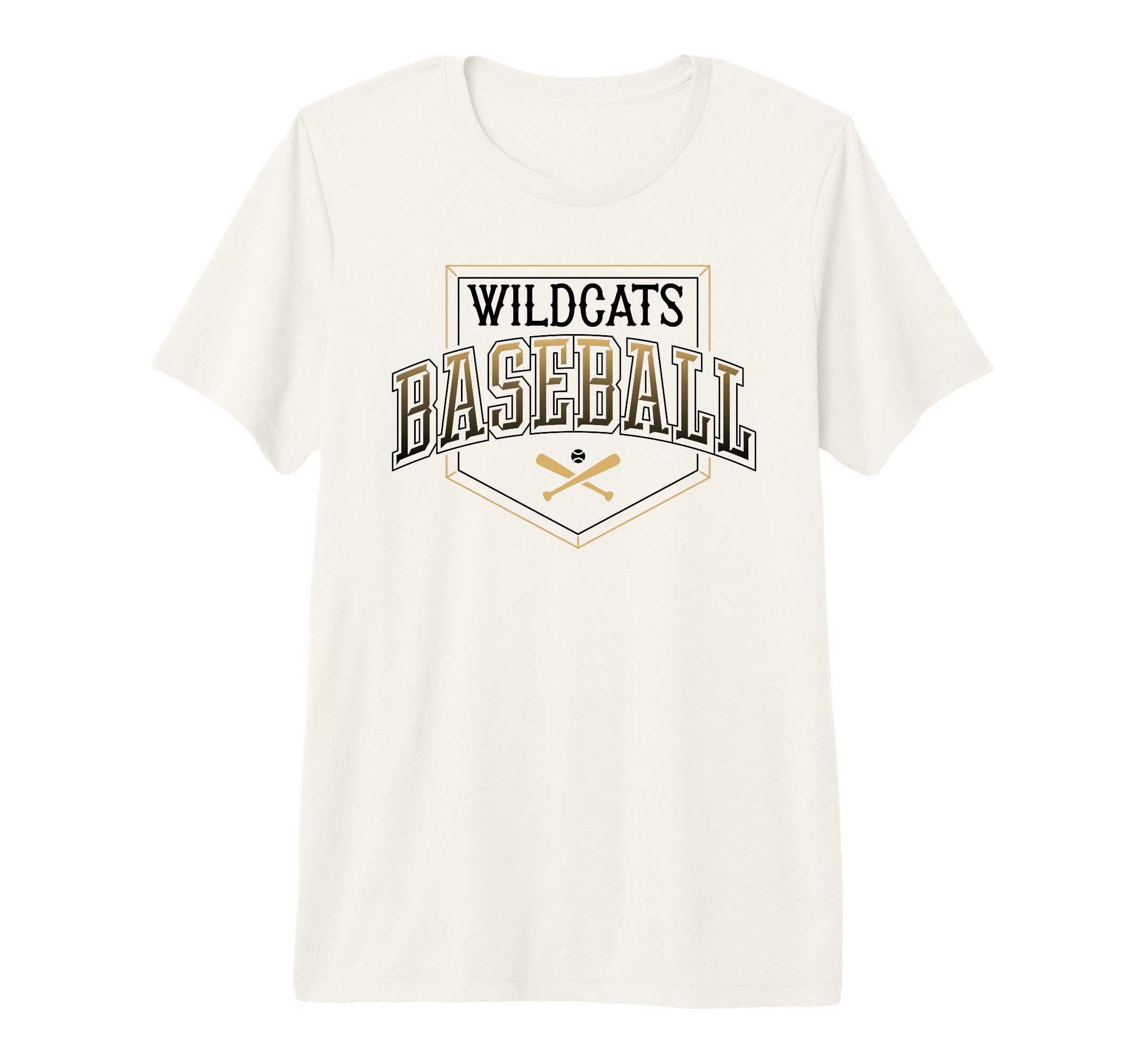 Wildcats Baseball Mom Team Game Day T-Shirt - Minimalist Print for Adults - T-Shirt, Sweatshirt, Hoodie