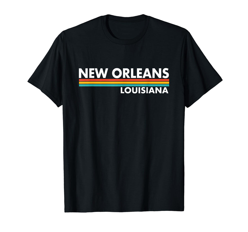 New Orleans Louisiana Stripes T-Shirt - Trendy Graphic Men Women - T-Shirt, Sweatshirt, Hoodie