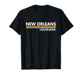 New Orleans Louisiana Stripes T-Shirt - Trendy Graphic Men Women - T-Shirt, Sweatshirt, Hoodie