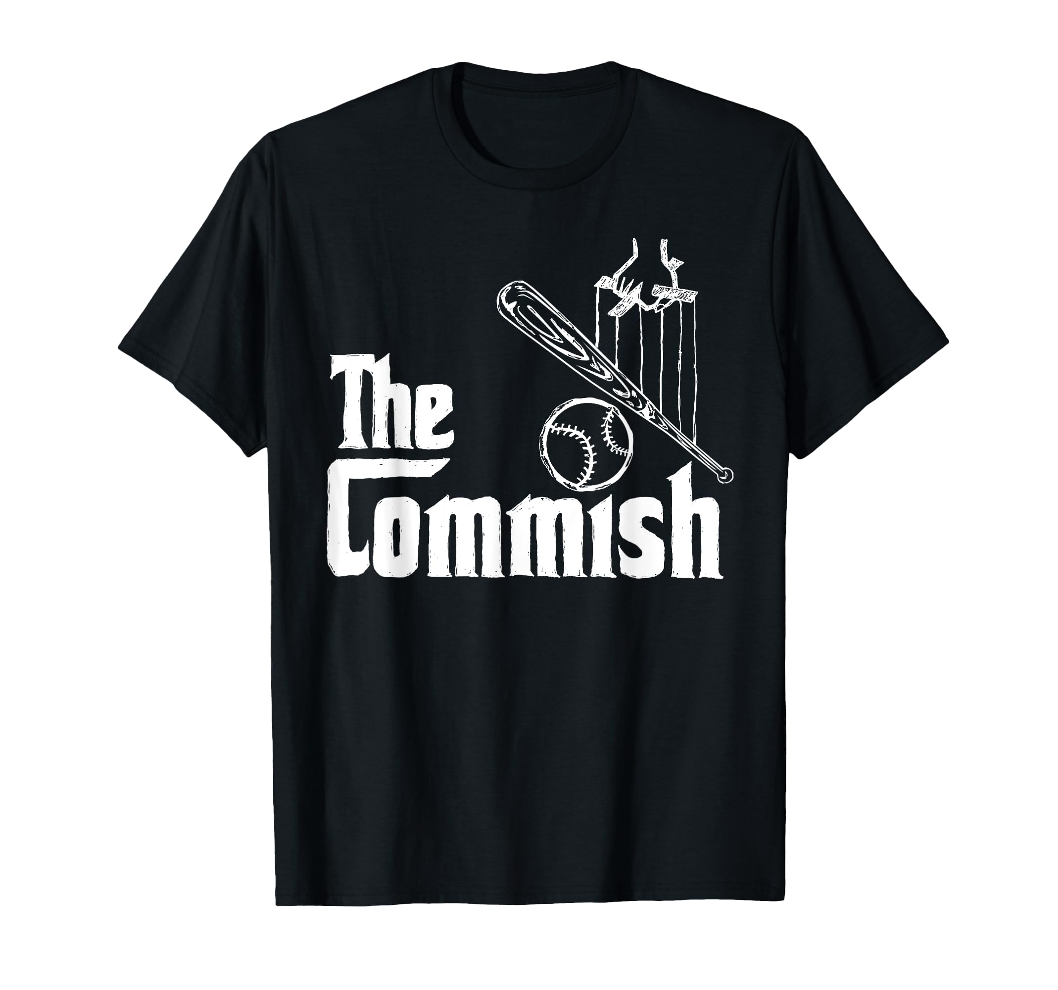 Fantasy Baseball Commish T-Shirt - Minimalist Print Men Women - T-Shirt, Sweatshirt, Hoodie