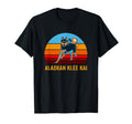 Sunset Alaskan Klee Kai T-Shirt - Minimalist Print for Adults - T-Shirt, Sweatshirt, Hoodie