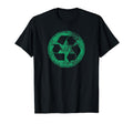 Recycle Logo Distressed Global T-Shirt - Streetwear Style for Adults - T-Shirt, Sweatshirt, Hoodie