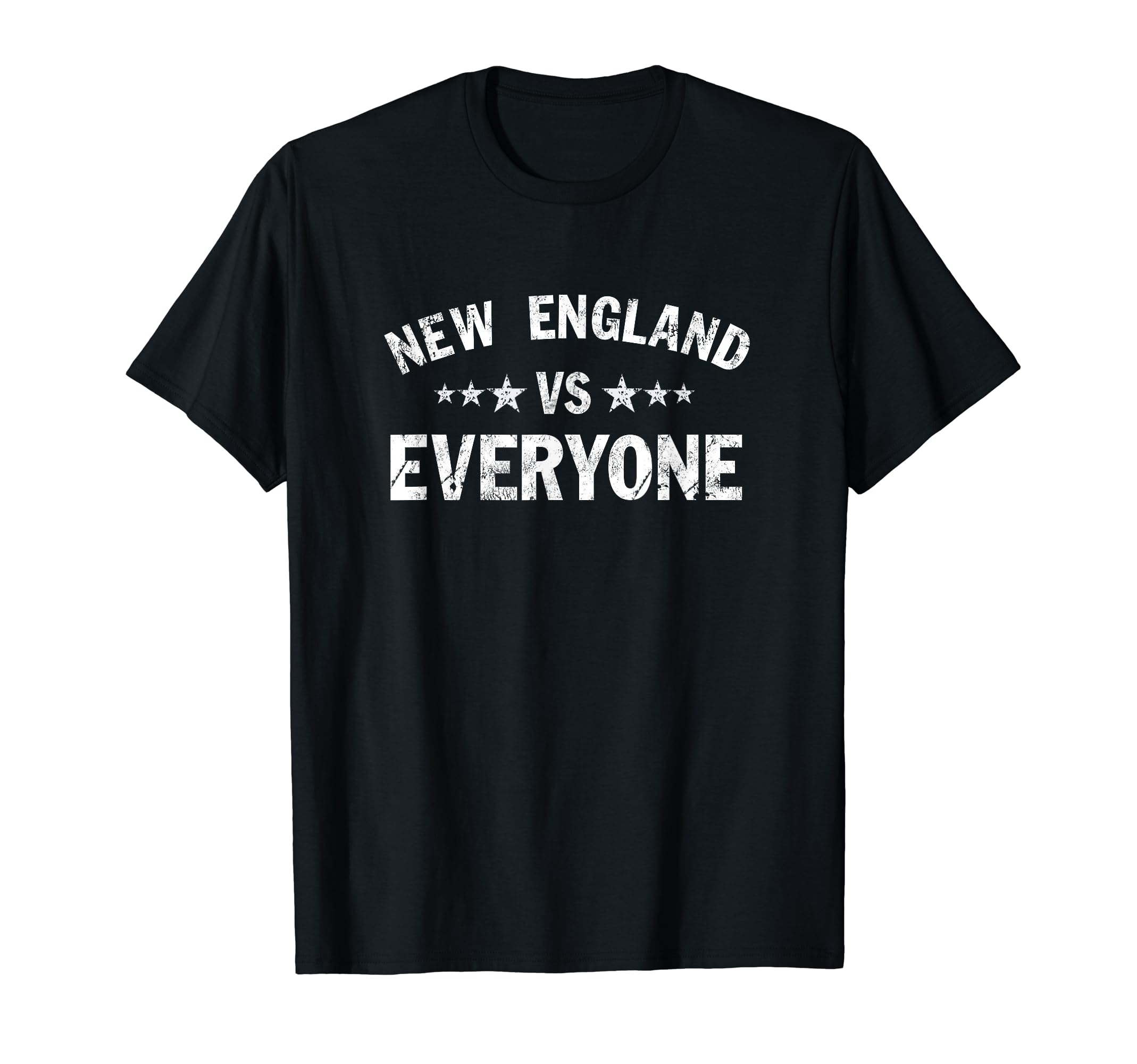 New England Vs Everyone Distressed T-Shirt - Unique Graphic Men Women - T-Shirt, Sweatshirt, Hoodie